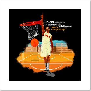 Basketball quote sports Posters and Art